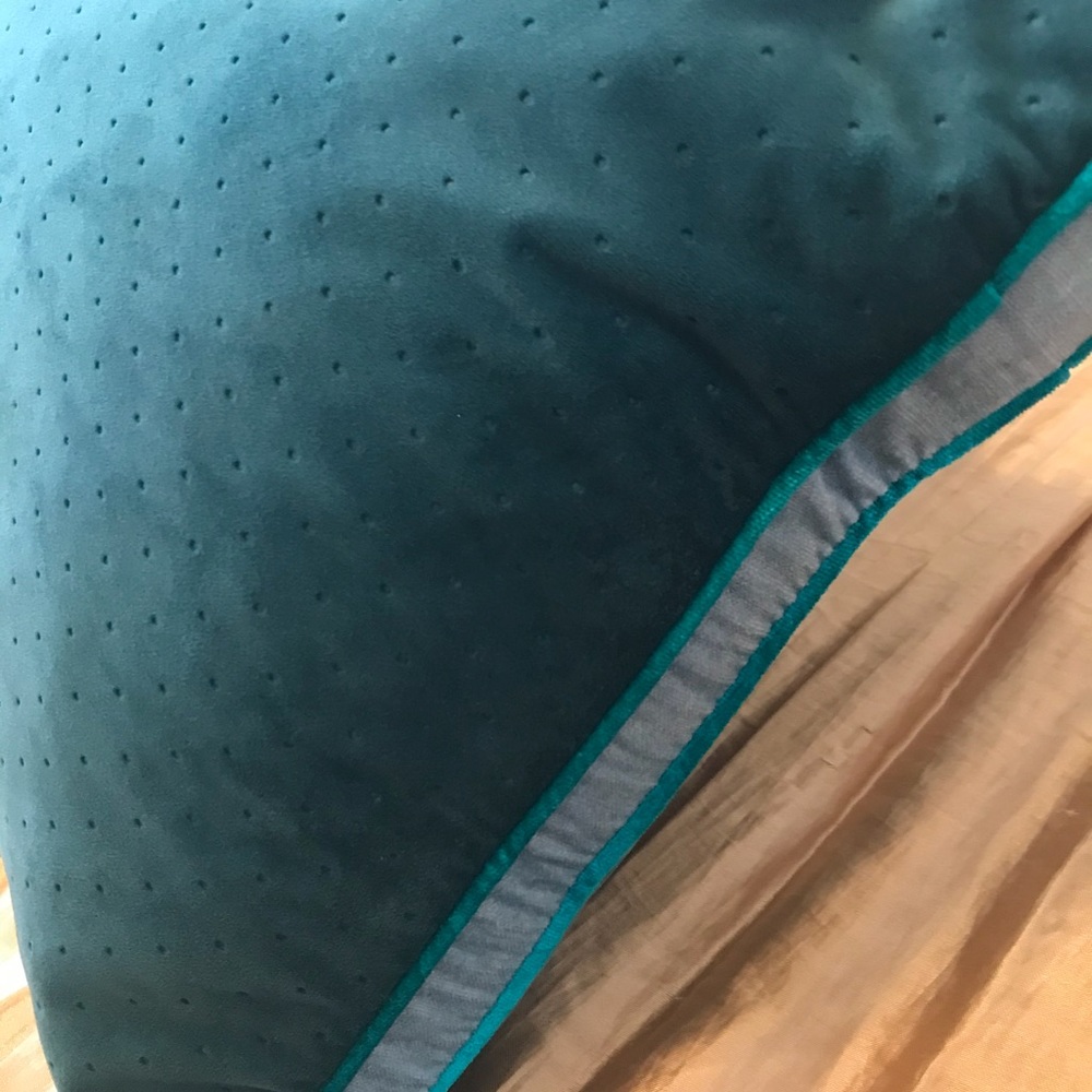 Anthropologie Teal Accent Pillow